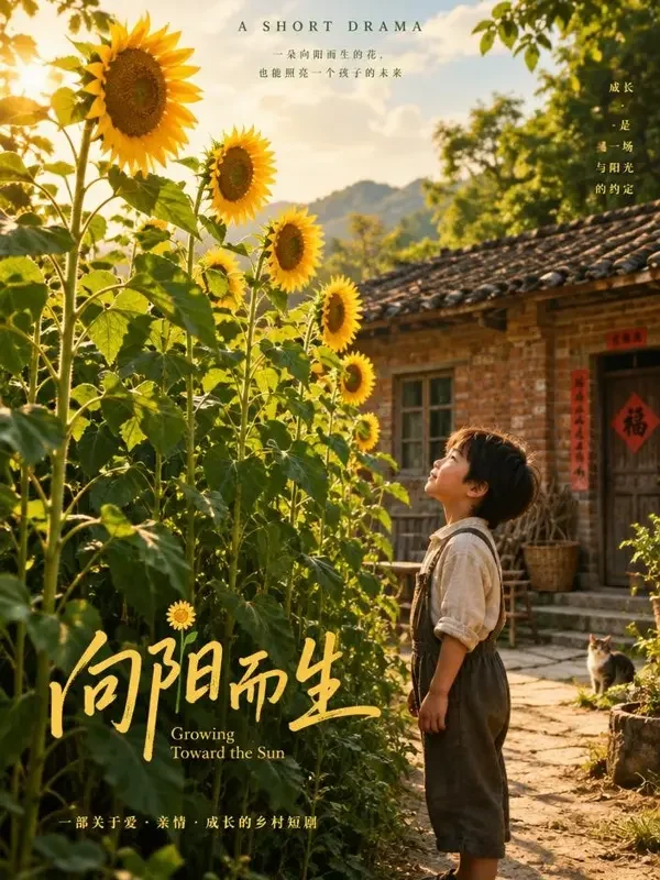 《老屋门前的向日葵》- 黄果亲情治愈短剧封面